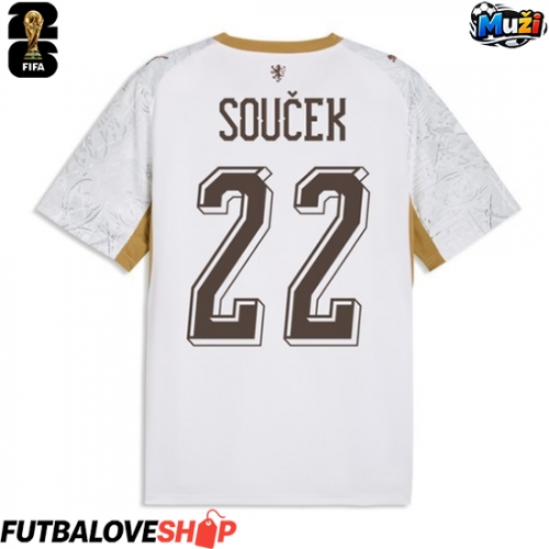 Dres Česká republika Tomas Soucek #22 Preč MS 2026 Krátky Rukáv